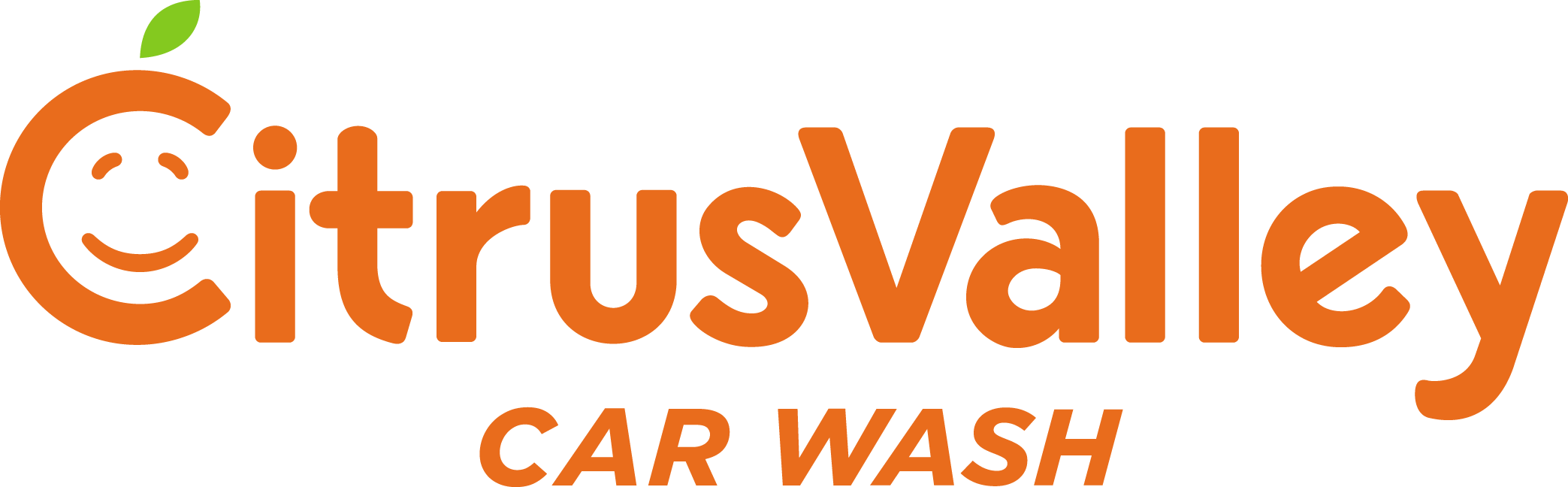 Citrus Valley Car Wash orange logo